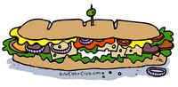 Sub Sandwich clip art thumbnail