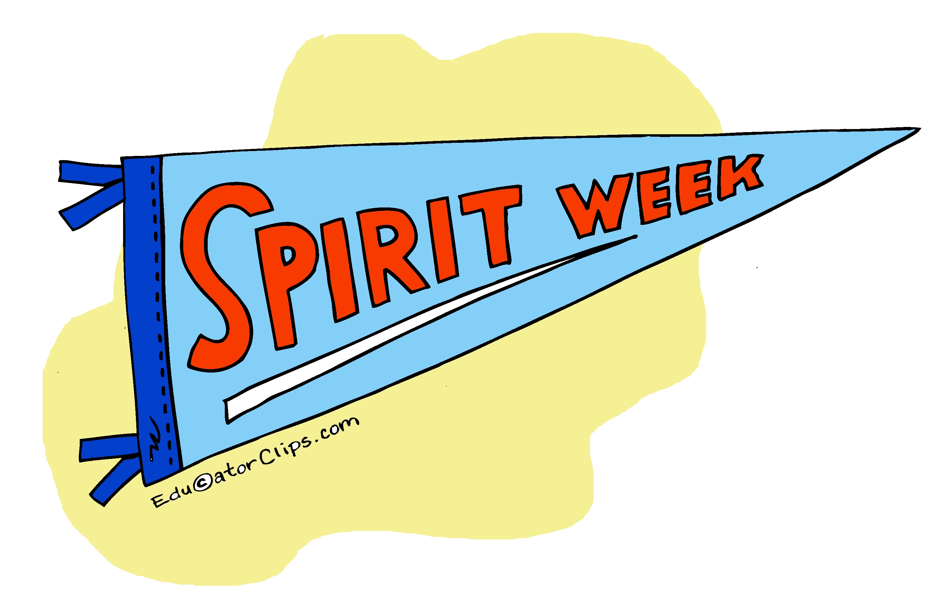 Spirit Week banner Clip Art