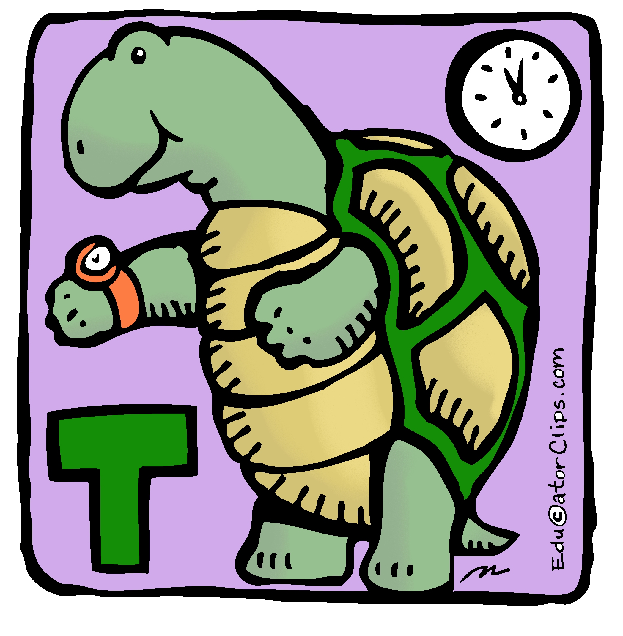 T is for Turtle 