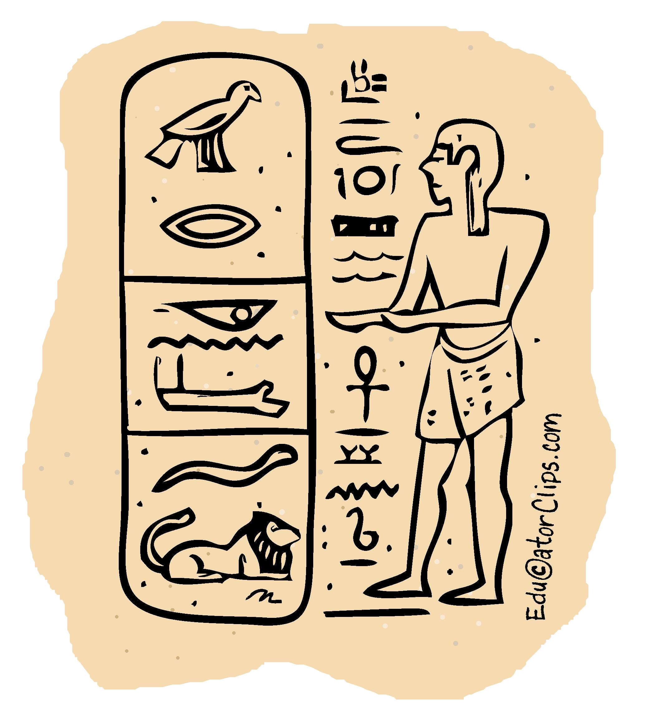 Hieroglyphics clip art