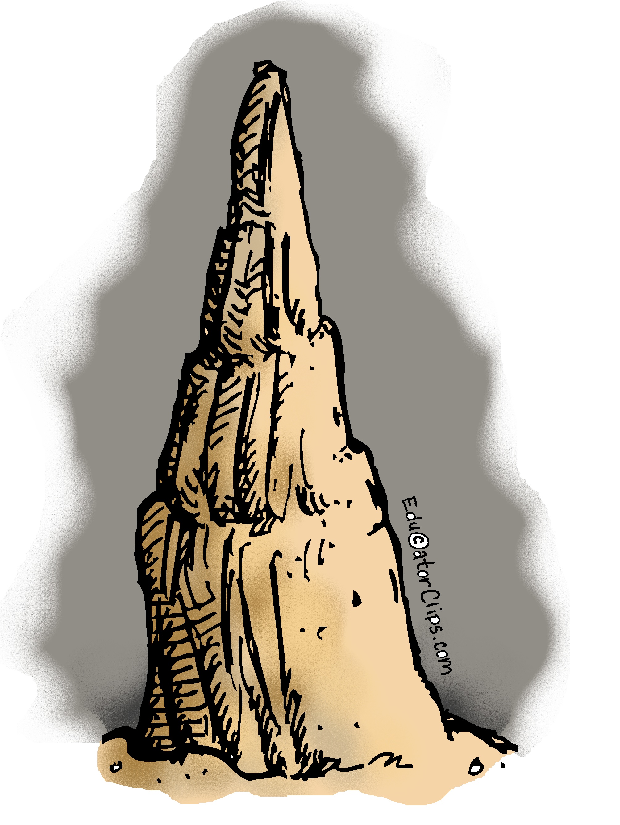 Stalagmite Clip Art