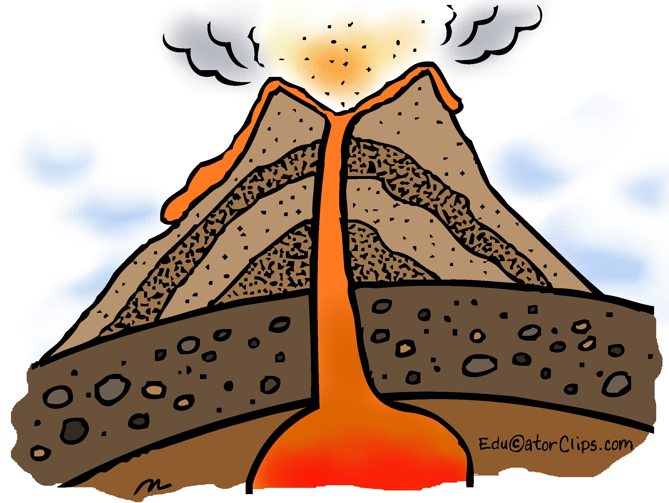 Volcano Clip Art