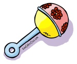 babby rattle clip art link thumbnail