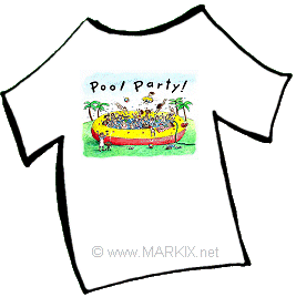 Pool
 Party Shirt