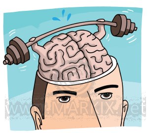 Brain Workout Stock Illustration